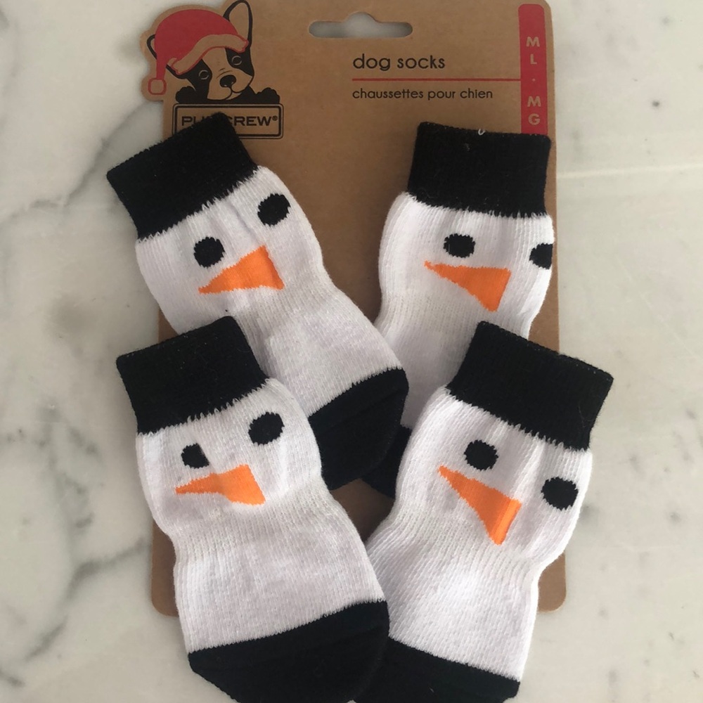 Adorable Grippy Dog Socks!